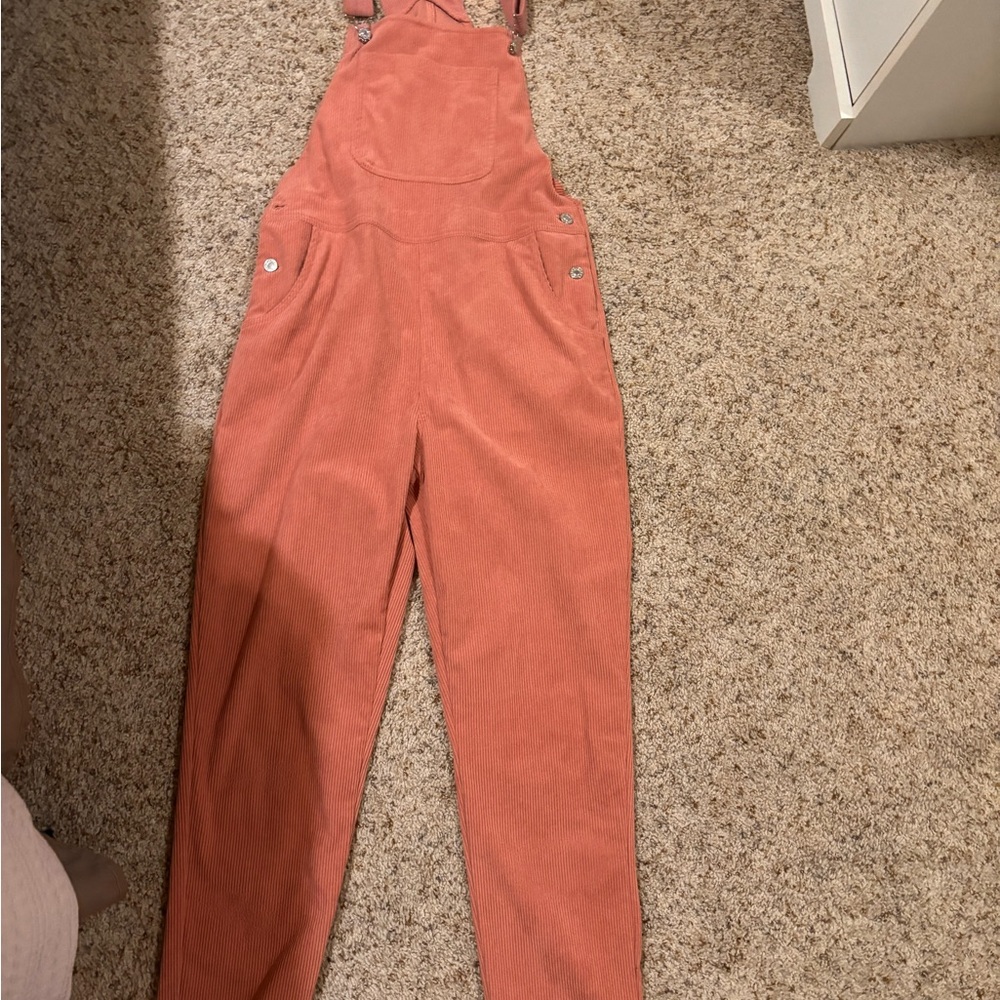 Light pink Corduroy Overalls